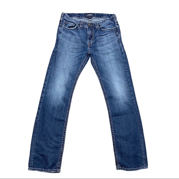 Silver Jeans Co Men's Size W32/L34 Nash  Med Wash Style # M22434SMC463 - Picture 1 of 8